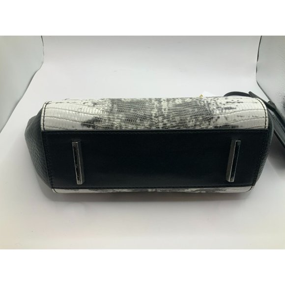 Alexander Wang White & Black Snakeskin Leather Embossed Small Clutch Purse - Picture 8 of 8